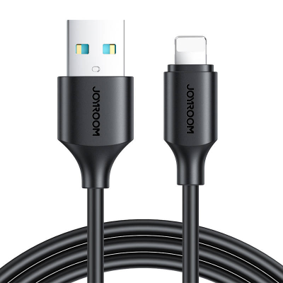 Kabel do USB-A / Lightning / 2.4A / 0.25m Joyroom S-UL012A9 (czarny)