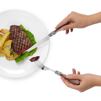 Zestaw sztućców obiadowych Casa Bugatti Oxford Onyx/Old Silver 24 szt. - 3