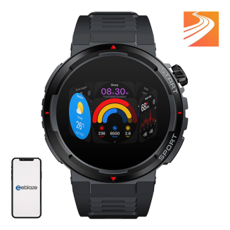 ZEBLAZE Ares 3 Plus Smartwatch (Black) - 7