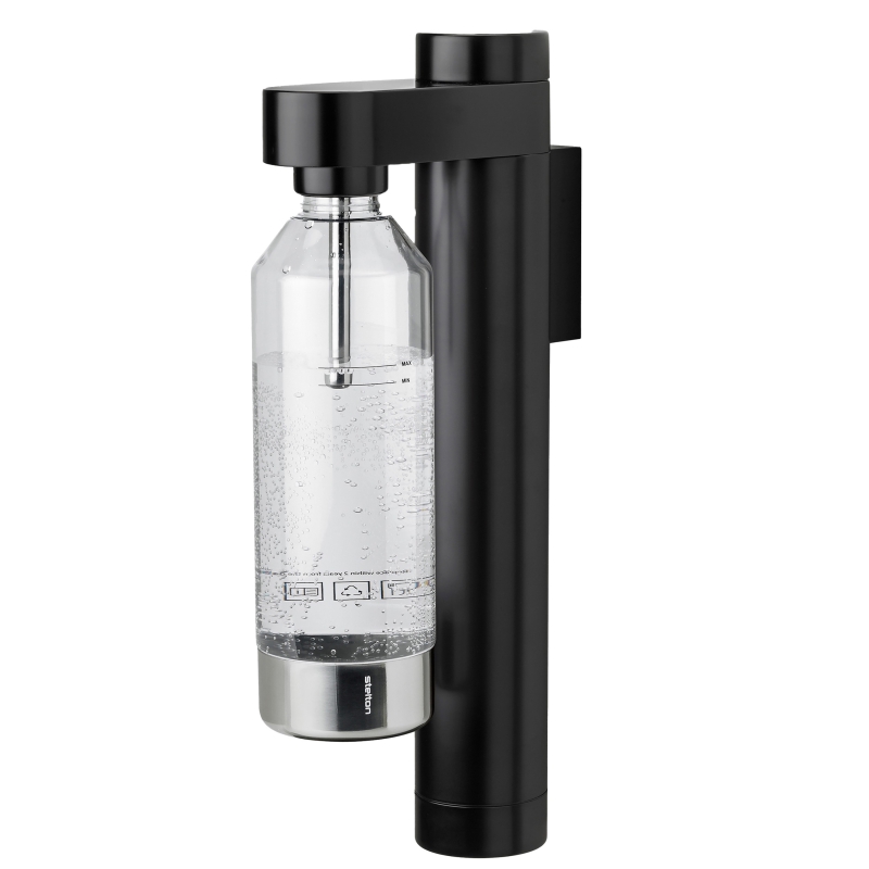 Saturator do wody Stelton Brus Black ścienny