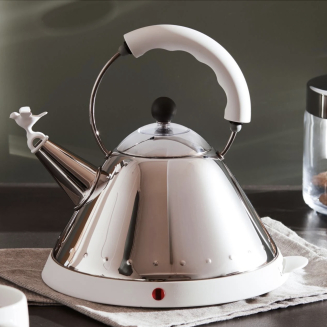 Alessi electric kettle 1.5l with black handle - 2