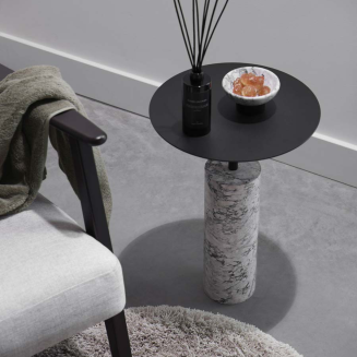  Aquanova Nero Alba table ø 35x50 cm - 6