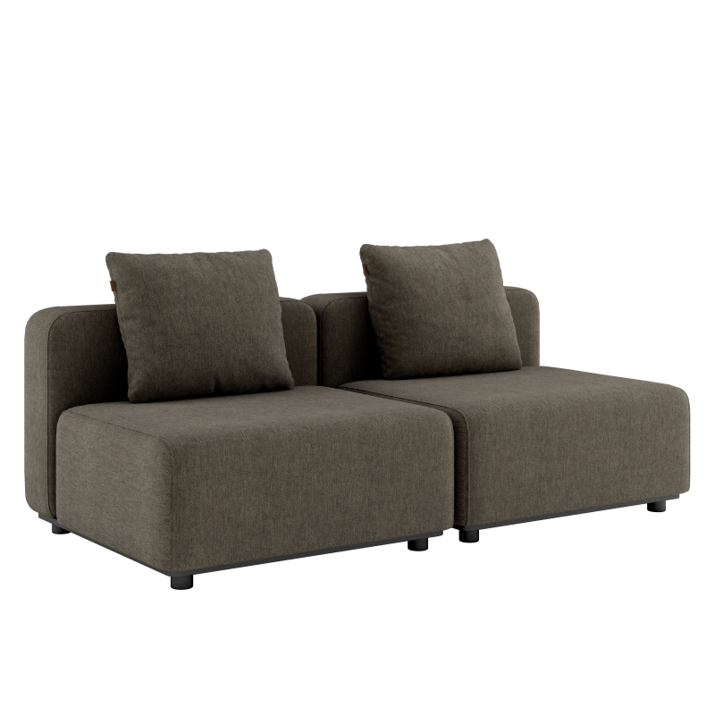  SACKit Cobana Lounge Sofa 2 Seater Brown