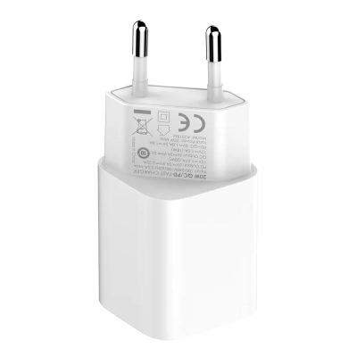 Ładowarka sieciowa LDNIO A2318M 20W USB-A+USB-C +kabel USB-C-Lightning