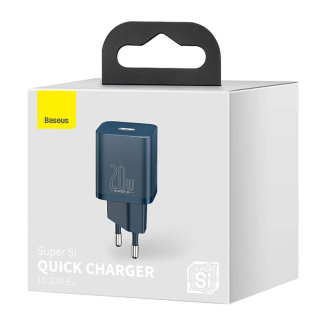 Ładowarka sieciowa BASEUS Super Si Quick Charger 1C 20W (niebieska) - 8