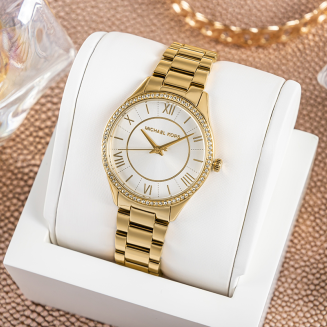 Zegarek Damski Michael Kors Lauryn + biżuteria MK4849SET + BOX - 5