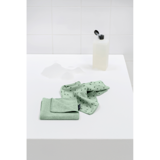 Ściereczki z mikrofibry 2 sztuki Brabantia Jade Green 30x30 cm - 2