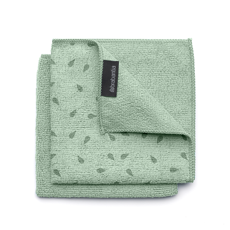 Ściereczki z mikrofibry 2 sztuki Brabantia Jade Green 30x30 cm