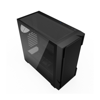 Obudowa komputerowa DARKFLASH DS900 Mesh bez wentylatorów (czarna) - 2