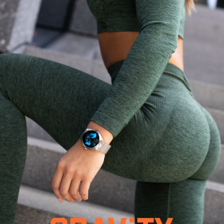Smartwatch Gravity Srebrny GT25-7 - 5