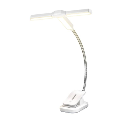 Lampka bezprzewodowa Tri-Head Glocusent GLCSNTA2303 z klipsem USB-C 1000mAh biała