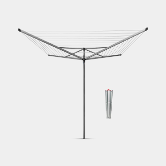 Obrotowa suszarka ogrodowa Brabantia Topspinner 60 m Metallic Grey - 2