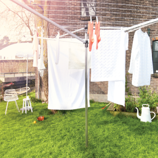 Obrotowa suszarka ogrodowa Brabantia Topspinner 60m szara - 11