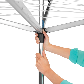 Obrotowa suszarka ogrodowa Brabantia Topspinner 60m szara - 7