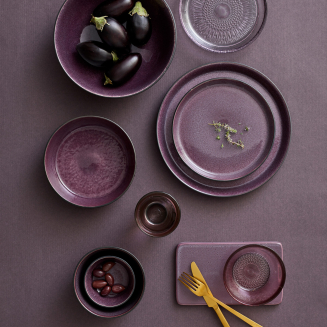 Bitz Blac Lilac pasta plate 20 cm - 4