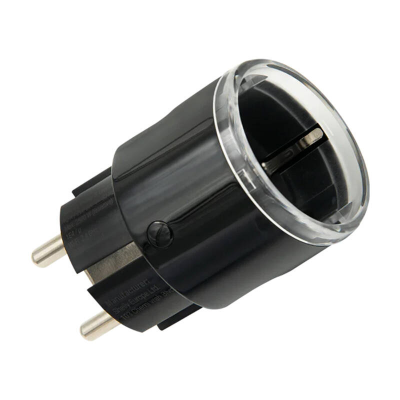 Gniazdko inteligentne SHELLY Plug S MTR Gen3 12A (czarne)