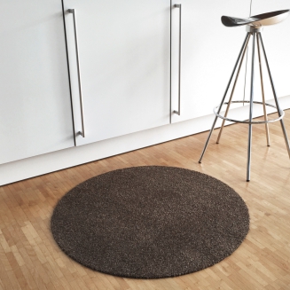  Keilbach Point round doormat, brown - 3