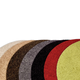  Keilbach Point round doormat, brown - 2
