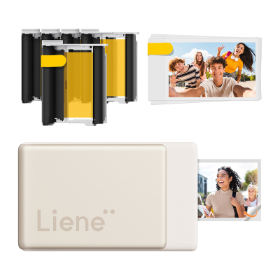  Liene Pearl N200 Pro 2x3" Portable Photo Printer Kit (Gold)