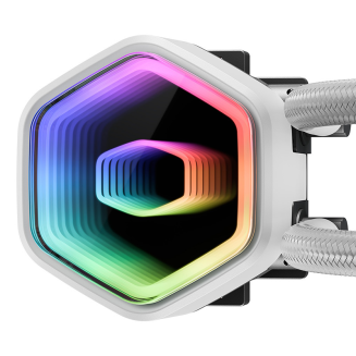Chłodzenie wodne Cooler Master MasterLiquid 360 Core II ARGB (biały) - 4