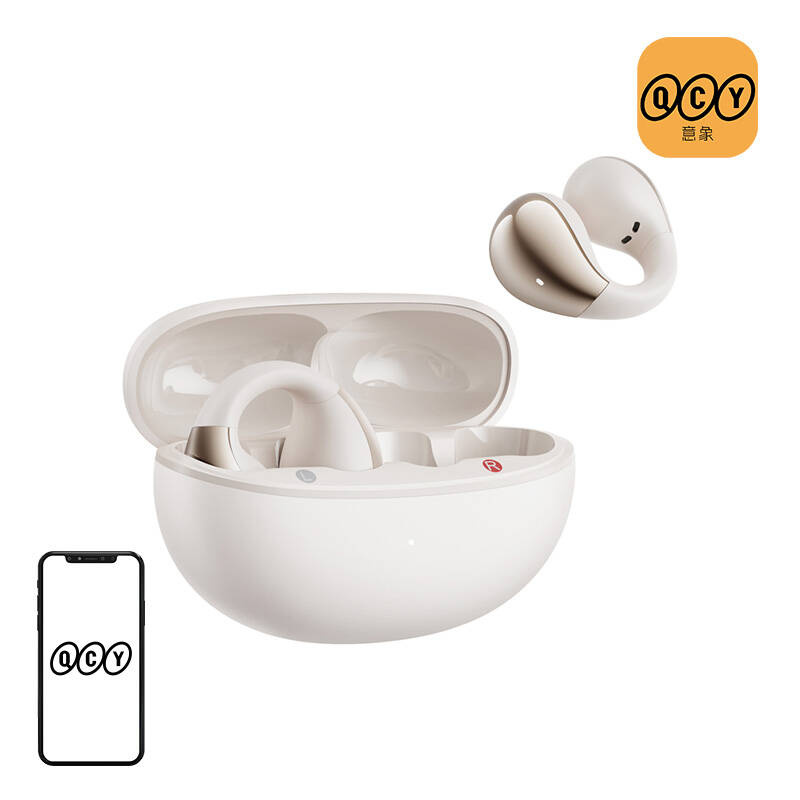  QCY Crossky Clip C30 Headphones (White)