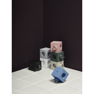 Rozszerzacz gniazd Avolt Square 2 z podwójnym USB-C o mocy 30 W biały - 5