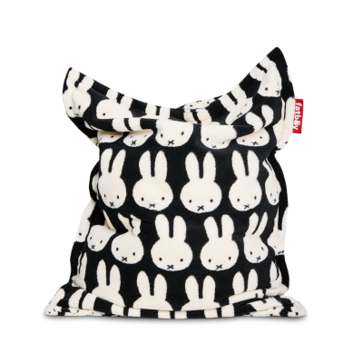 Pufa Fatboy x Miffy Original Slim Teddy Black&White 155x120 cm