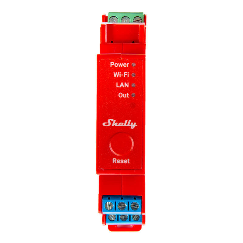  SHELLY Pro 1PM Wi-Fi/LAN 1-channel DIN transmitter