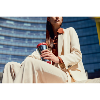 Kubek termiczny Alessi Caffa czerwony - 4