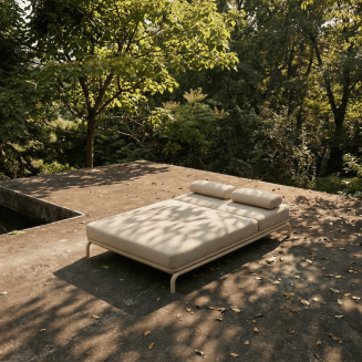 Łóżko ogrodowe SACKit Kirra Double Sunbed Sand - 4