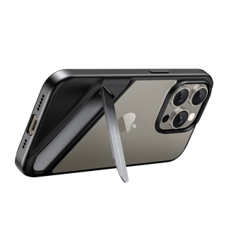 UGREEN LP740 iPhone 15 Pro Max Case with Stand (Black) - 2