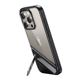 Etui ze stojakiem UGREEN LP740 iPhone 15 Pro Max (czarne) - 3