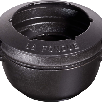 Zestaw do fondue Staub - 18 cm, Czarny - 4