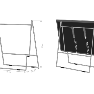 Stojak na telewizor Eva Solo Carry TV black - 9