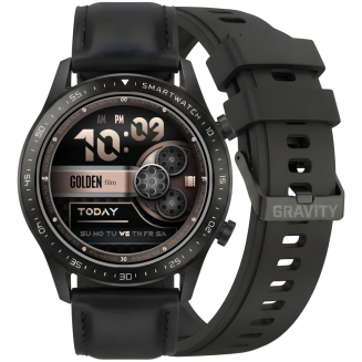 Smartwatch Gravity Czarny 2 Paski GT10-3 - 14