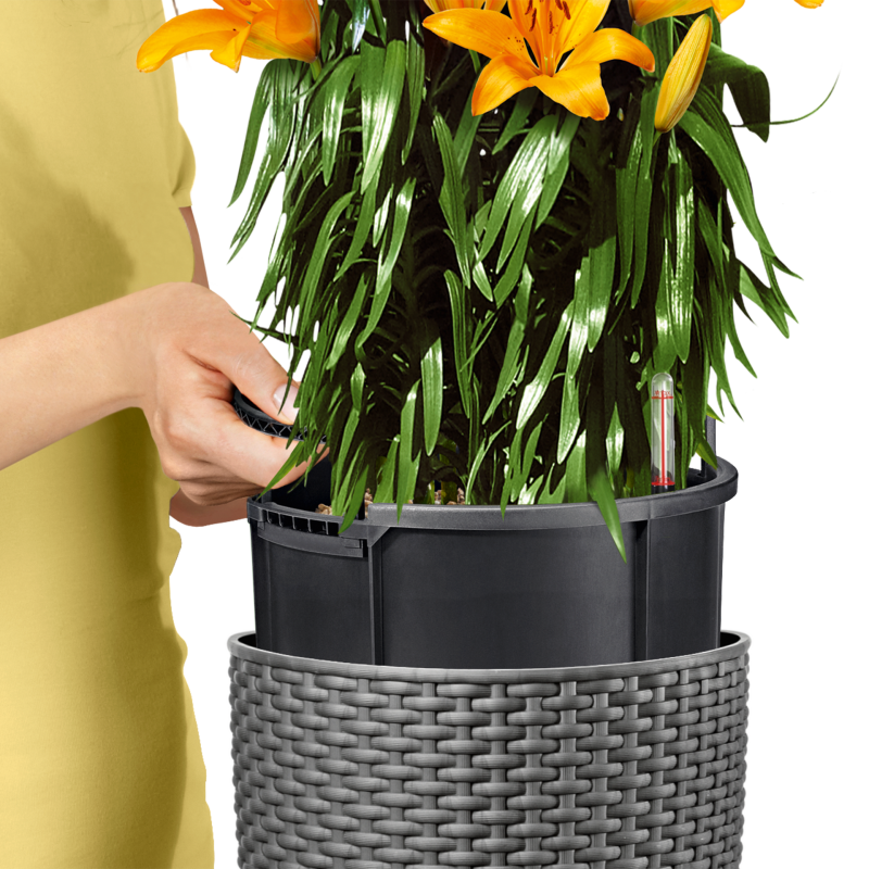  Lechuza flowerpot Cilindro Cottage 23 | 32 white