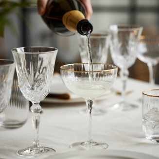 Kieliszki do koktajli Lyngby Glas Palermo Gold 4 szt. - 12