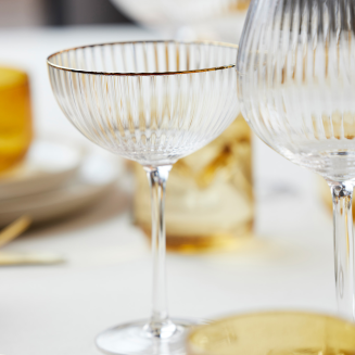 Kieliszki do koktajli Lyngby Glas Palermo Gold 4 szt. - 7