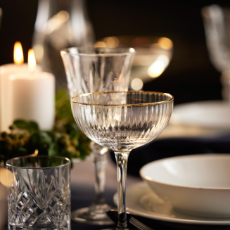 Kieliszki do koktajli Lyngby Glas Palermo Gold 4 szt. - 10