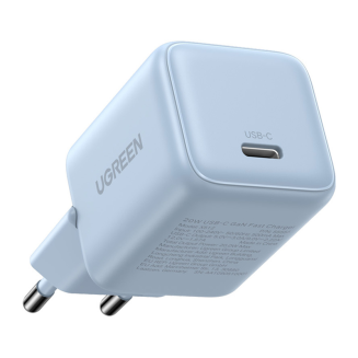 Ładowarka sieciowa Ugreen X512 20W GaN 1X USB-C (niebieska) - 4