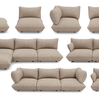 Sofa narożna Fatboy Sumo Corner Sofa Boucle Light Brown Melange - 5