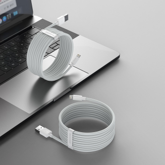 BASEUS Simple Wisdom USB-A-Lightning Cable 1.5m 2pcs (white) - 5