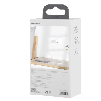 BASEUS Simple Wisdom USB-A-Lightning Cable 1.5m 2pcs (white) - 9