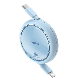 Kabel USB Baseus Free2Pull USB-C do iP 20W 1m (niebieski) - 2