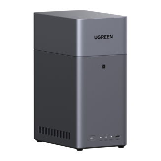  Ugreen DH2300 NAS File Server, 2-Disk, A72+A53, 4GB DDR4, 1GbE, 4K + HDMI Cable - 3