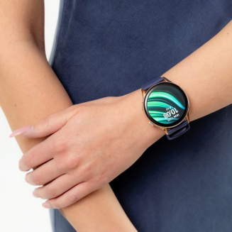 Smartwatch Gravity Różowe Złoto Pasek + Bransoleta GT11-6 - 2