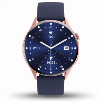 Smartwatch Gravity Różowe Złoto Pasek + Bransoleta GT11-6 - 8