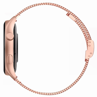 Smartwatch Gravity Różowe Złoto Pasek + Bransoleta GT11-6 - 9