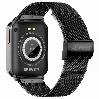 Smartwatch Gravity Granatowo Czarny 2 Paski GT17-9 - 10