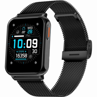 Smartwatch Gravity Granatowo Czarny 2 Paski GT17-9 - 2